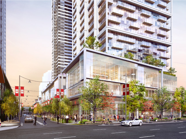 A Vibrant Streetscape